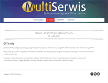 Tablet Screenshot of multiserwis.com